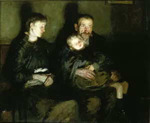 Sick Gallery: Waiting for the Doctor, 1910. Creator: Robert MacCameron