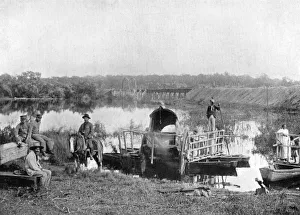 Waiting at the ferry, Paraguay, 1911