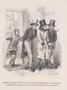 Misfortune Prints: He was only waiting to make fun of the pursuer and the pursuit from the Little Miseries