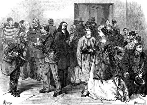 National Assembly Prints: Waiting-room of the National Assembly at Versailles, 1871. Creator: William James Palmer
