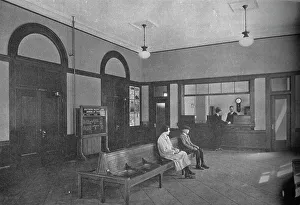 Ticket Office Prints: Waiting room, Redlands Station, California, 1926