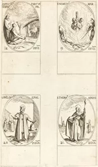 Saint Thomas Collection: Waiting for the Virgin to Give Birth; St. Nemesius; St. Philogonius; St. Thomas