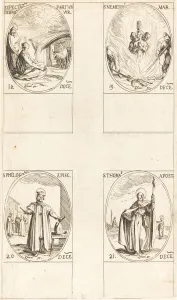 Apostles Collection: Waiting for the Virgin to Give Birth; St. Nemesius; St. Philogonius; St. Thomas