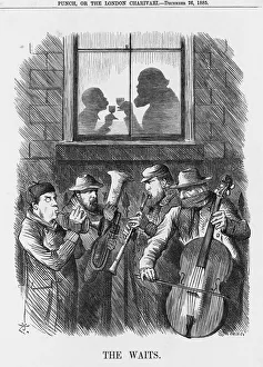 Lord Salisbury Collection: The Waits, 1885. Artist: Joseph Swain