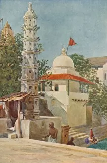Ah Hallam Murray Gallery: The Walkeshwar Temple, Bombay, c1880 (1905). Artist: Alexander Henry Hallam Murray