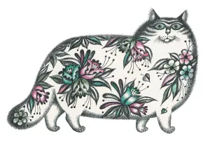 Jolly Prints: Walking cat. Artist: Khaikin, David