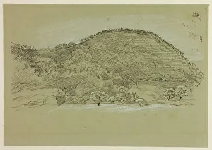 Walking Through the Fields, July 25, 1868. Creator: John Linnell