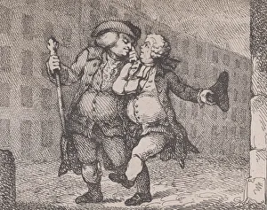 Samuel I Prints: Walking Up the High Street, Edinburgh (Picturesque Beauties of Boswell, Part the F