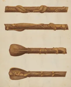 Walking Stick Collection: Walking Stick, c. 1940. Creator: William McAuley