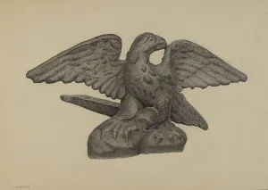 Grubstein Milton Prints: Wall Anchor, c. 1941. Creator: Milton Grubstein