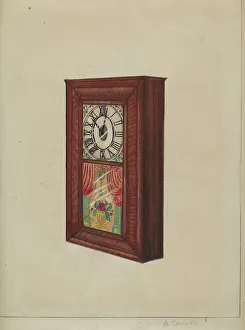 Wall Clock, c. 1936. Creator: Albert Camilli