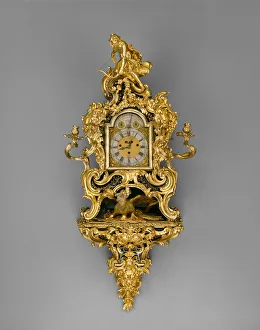 Numeral Prints: Wall Clock, France, 1735 / 40. Creators: Jean-Pierre Latz, Francis Bayley