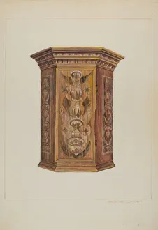 Samuel W Prints: Wall Cupboard, 1935 / 1942. Creator: Samuel W. Ford