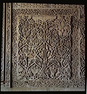 Cordoba Gallery: Detail of the wall decoration in the Royal Hall of Medina Azahara