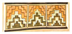 Wall decoration in the Stylos Monastery, Turkey, (1928). Creator: Unknown