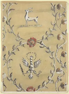 Wall Decoration Prints: Wall Design, 1935/1942. Creator: Unknown