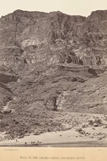 Wall in the Grand Canyon, Colorado River, 1871. Creator: Tim O'Sullivan Wall in the Grand Canyon, Colorado River, 1871. Creator: Tim O'Sullivan