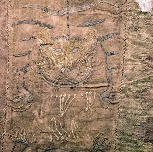 Wall-hanging of Tiger from Tomb at Noin Ula, North Mongolia, c1st century BC
