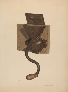 Wall Mounted Prints: Wall Hopper, c. 1940. Creator: LeRoy Griffith
