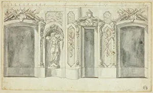 Recess Prints: Wall with Hunting Designs, n.d. Creator: Grinling Gibbons