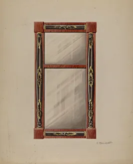 Wall Mirror, c. 1938. Creator: Raymond Manupelli