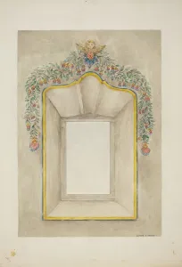 Edward Jewett Prints: Wall Painting, c. 1940. Creator: Edward Jewett