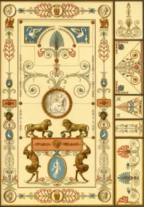 Neo Classical Prints: Wall painting and ceiling decoration