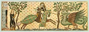 Monster Prints: Wall painting in the Church of St Gieri