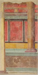 Villa Prints: Wall painting from Room F of the Villa of P. Fannius Synistor at Boscoreale, ca. 50-40 B