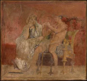 Villa Prints: Wall painting from Room H of the Villa of P. Fannius Synistor at Boscoreale, ca. 50-40 B
