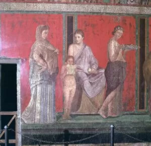 Rite Gallery: Wall-paintings from the Villa of the Mysteries, Pompeii, 1st century