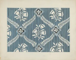 Lowry Mina Prints: Wall Paper, 1935 / 1942. Creator: Mina Lowry