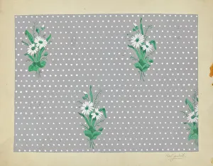 Dots Prints: Wall Paper, c. 1937. Creator: Karl Joubert