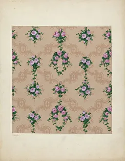 Part Of Gallery: Wall Paper, c. 1937. Creator: Paul Farkas