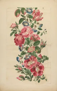 Gilbert Sackerman Prints: Wall Paper, c. 1939. Creator: Gilbert Sackerman