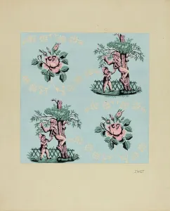 A Zimet Prints: Wall Paper ('The Cherry Boy'), c