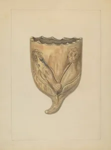 Wall Pocket for Flowers, 1935 / 1942. Creator: Gertrude Lemberg