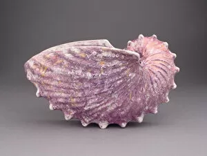 Lilac Collection: Wall Pocket, Staffordshire, c. 1805. Creator: Wedgwood