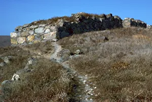 Wall of the pre-historic site at Phyllakopi on Milos, 31st century BC