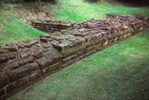 Wall of Roman Town, Aldborough, Yorkshire, 20th century. Artist: CM Dixon