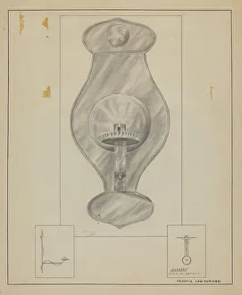 Francis Law Durand Prints: Wall Sconce, 1935/1942. Creator: Francis Law Durand