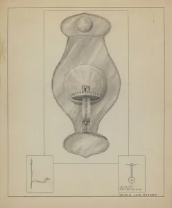 Francis Law Durand Prints: Wall Sconce, 1935/1942. Creator: Francis Law Durand