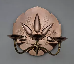 Arts Crafts Movement Collection: Wall Sconce, England, 1880 / 1900. Creators: William Arthur Smith Benson, W. A.S
