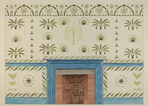 Wall Stencil, c. 1936. Creator: Ray Holden