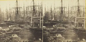 Cargo Gallery: Wall Street Ferry, New York, 1860 / 69. Creator: Anthony & Company