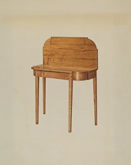 Michael Riccitelli Prints: Wall-table, c. 1938. Creator: Michael Riccitelli