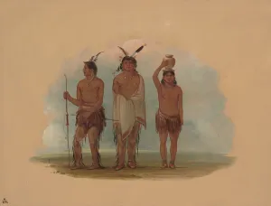 Three Walla Walla Indians, 1855 / 1869. Creator: George Catlin