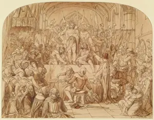 Noel Prints: Wallace Mocked at Westminster, 1861. Creator: Noel Paton