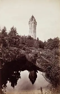 Wallace Sir William Prints: Wallace Monument, Stirling, 1860-1880. Creator: James Valentine