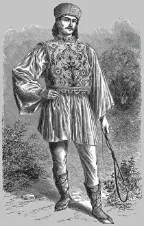 Wallachian Peasant; A Visit to the Danubian Principalities, 1875. Creator: Unknown